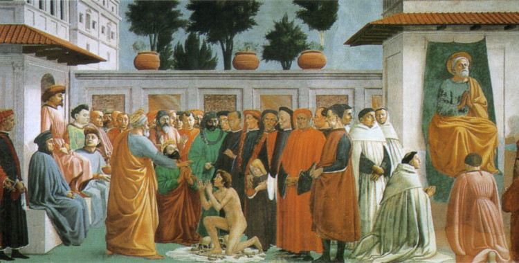 Filippino_lippi_e_masaccio,_san_pietro_in_cattedra,_cappella_brancacci